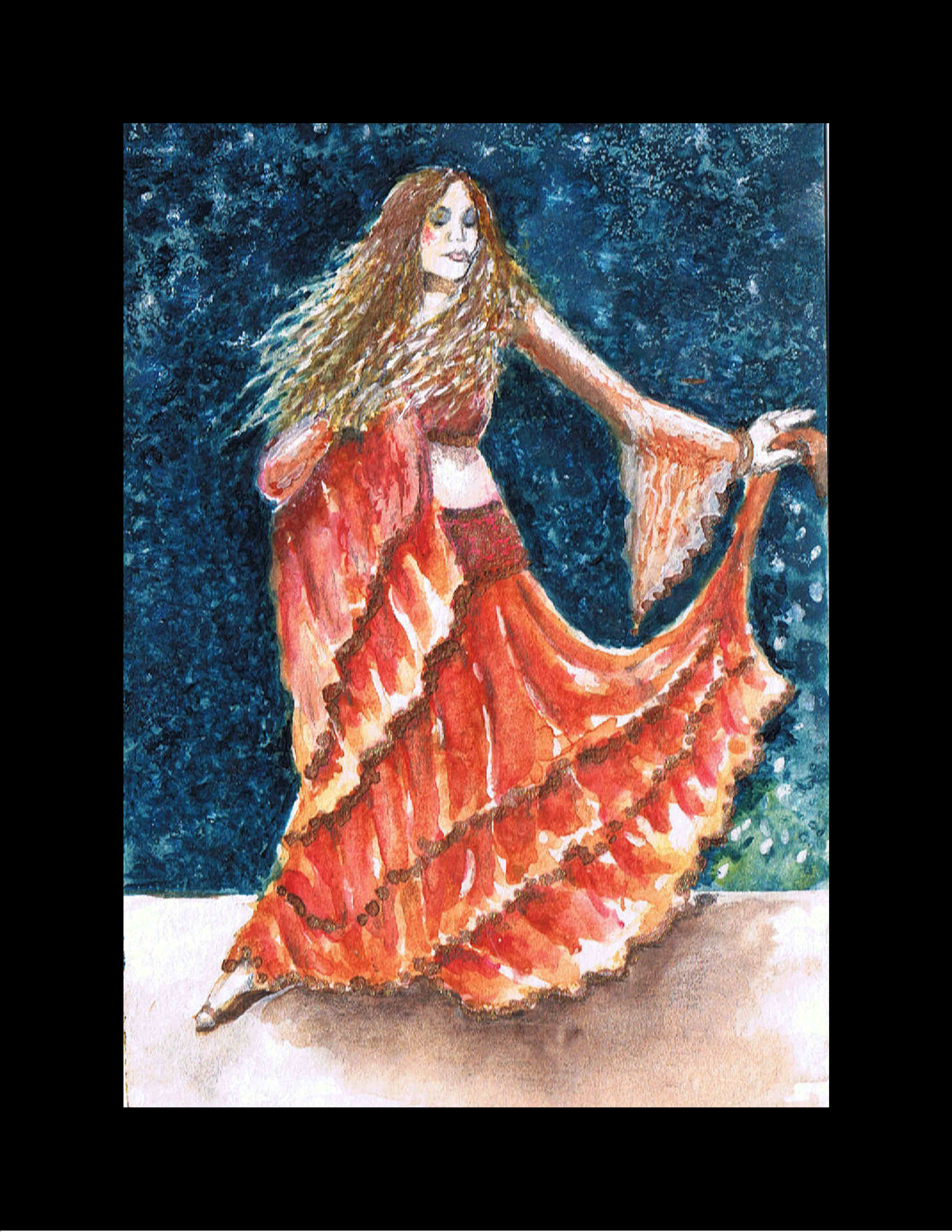 Flamenco Dancer, TIny Dancer Series